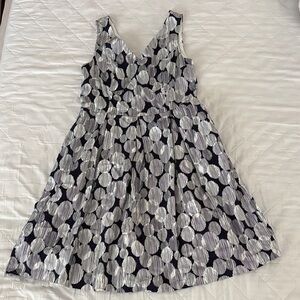 Nine West Navy and White Dress